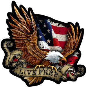 Stiker-Bendera-Eagle-Amerika-Bendera-Bendera-Bebas-Hidup-Bebas-Stiker-Mobil